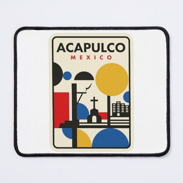 Item preview, Retro Acapulco Bauhaus Geometric Skyline designed and sold by k3rstman1.