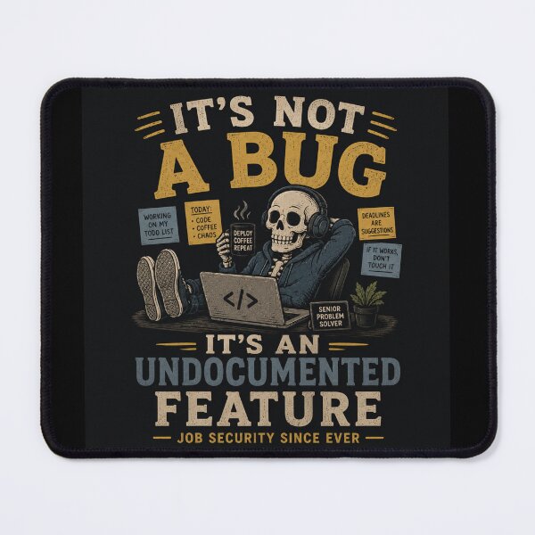 Item preview, It's An Undocumented Feature Skeleton Developer designed and sold by MotionBanana Art.