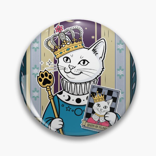 Item preview, Queen Cat Tarot — Wearable Art designed and sold by catnbloom.