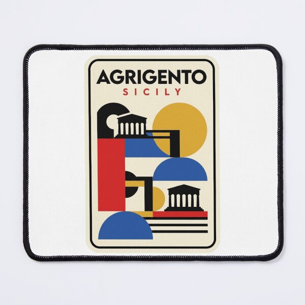 Item preview, Retro Agrigento Bauhaus Geometric Skyline designed and sold by k3rstman1.