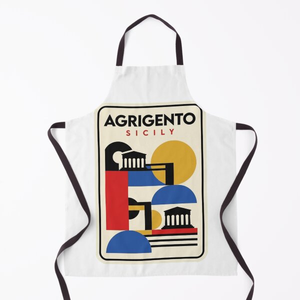 Item preview, Retro Agrigento Bauhaus Geometric Skyline designed and sold by k3rstman1.