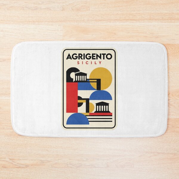 Item preview, Retro Agrigento Bauhaus Geometric Skyline designed and sold by k3rstman1.