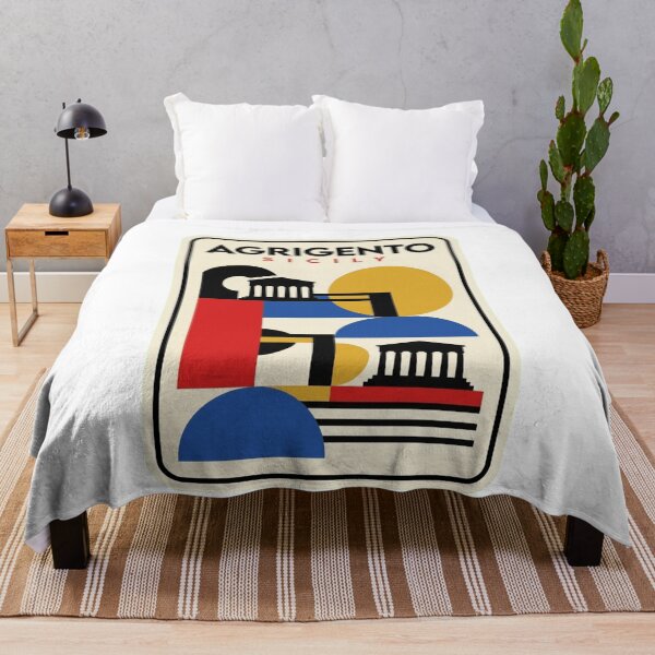 Item preview, Retro Agrigento Bauhaus Geometric Skyline designed and sold by k3rstman1.