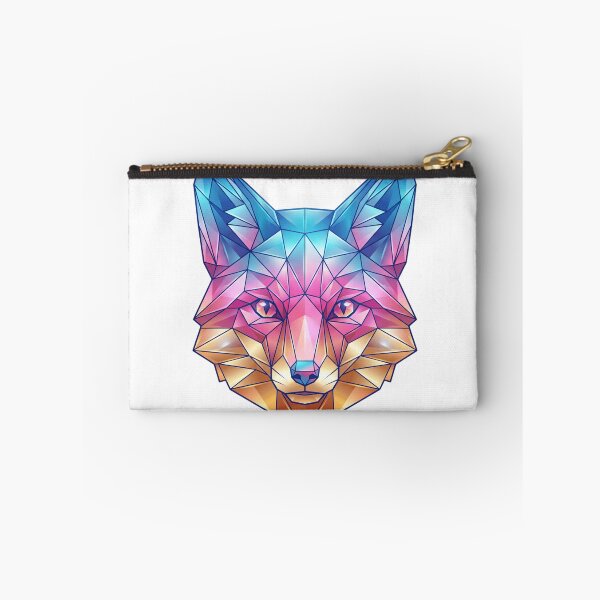 Item preview, Colorful Geometric Fox - Low Poly Art designed and sold by larbimalki.