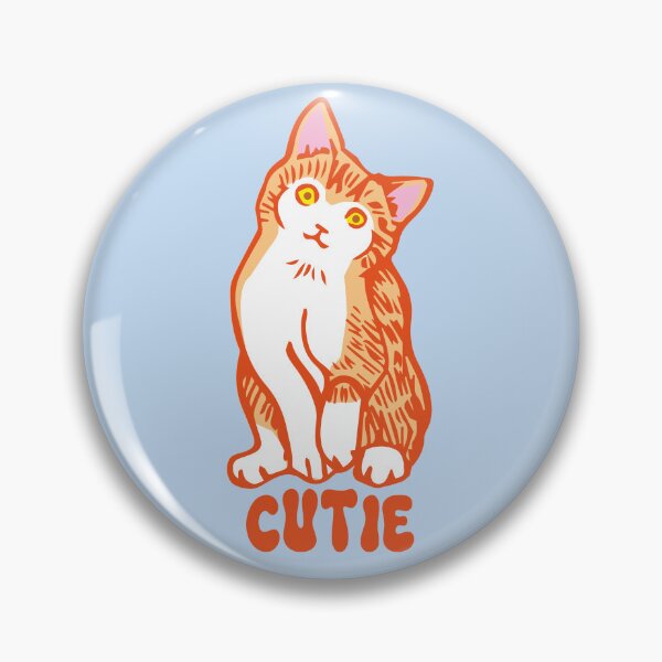 Item preview, Cutie white and orange cat doodle designed and sold by Konopikyu.