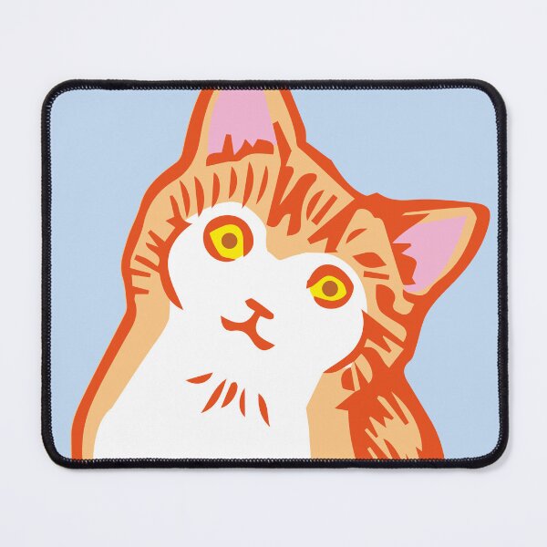 Item preview, Cutie white and orange cat doodle designed and sold by Konopikyu.