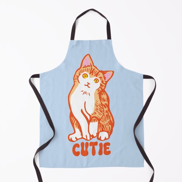 Item preview, Cutie white and orange cat doodle designed and sold by Konopikyu.