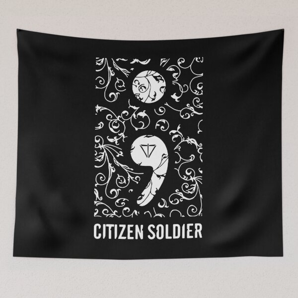 Item preview, Citizen-Soldier designed and sold by CuppaPuns.