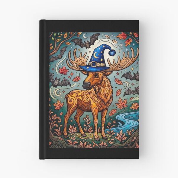 Item preview, The Great Wizard Moose Of Halloween designed and sold by ScenicRoute66.