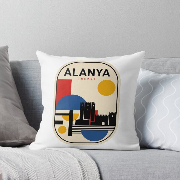 Item preview, Retro Alanya Bauhaus Geometric Skyline designed and sold by k3rstman1.