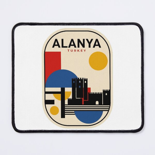 Item preview, Retro Alanya Bauhaus Geometric Skyline designed and sold by k3rstman1.