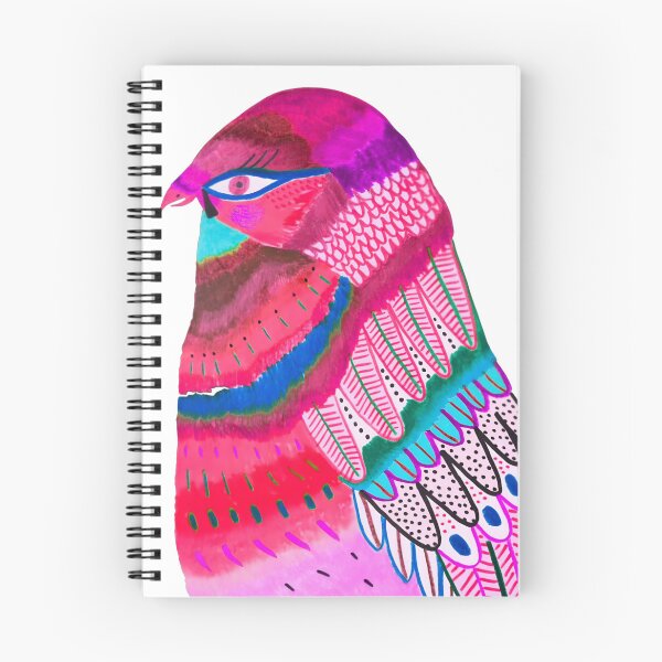 Item preview, Vibrant Pink Bird Folk Art Illustration designed and sold by warrrsx.