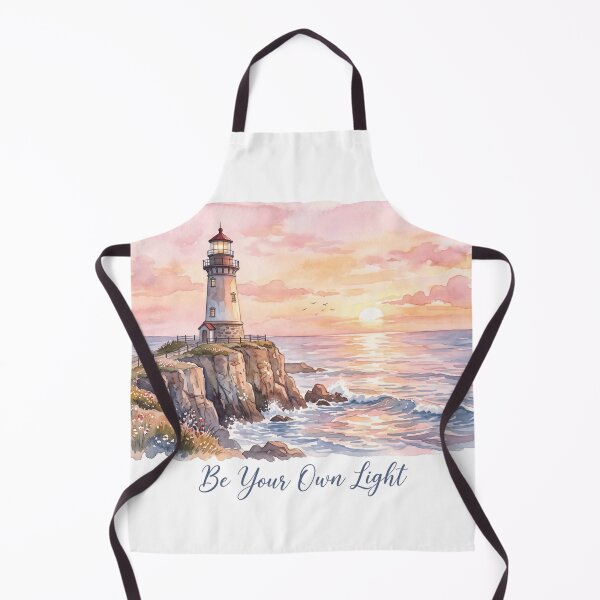 Item preview, Watercolor Lighthouse - Be Your Own Light designed and sold by larbimalki.