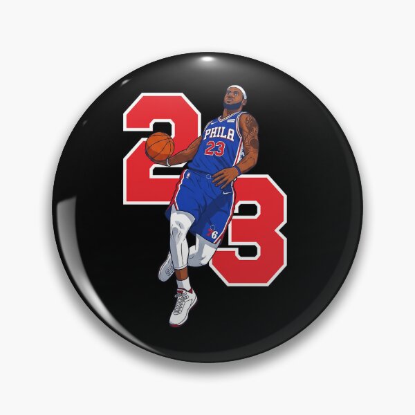 Item preview, Lebron James Philadelphia 76Ers designed and sold by VioArtCreations.