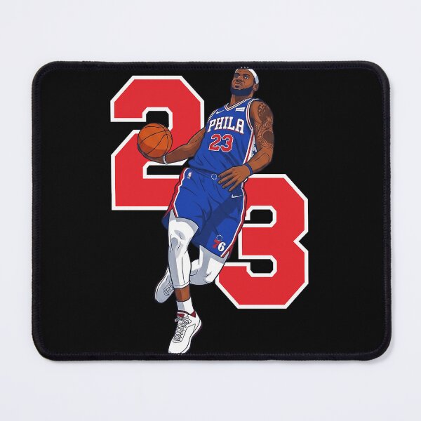 Item preview, Lebron James Philadelphia 76Ers designed and sold by VioArtCreations.