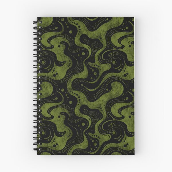 Item preview, Moss Green and Black Abstract Seamless Pattern designed and sold by optimusprime39.