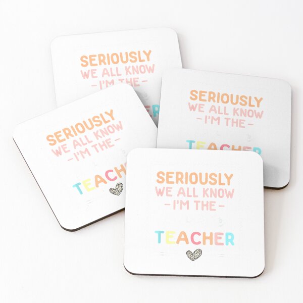Item preview, Seriously We All Know I'm The Favorite Teacher Funny Teacher T-Shirt designed and sold by Cafe18.