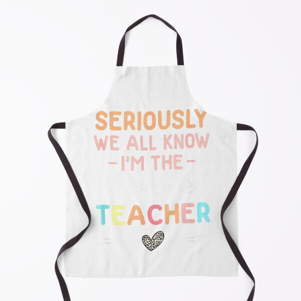Item preview, Seriously We All Know I'm The Favorite Teacher Funny Teacher T-Shirt designed and sold by Cafe18.