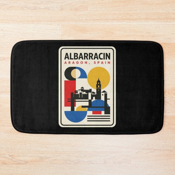 Item preview, Retro Albarracin Bauhaus Geometric Skyline designed and sold by k3rstman1.