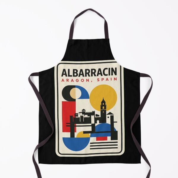 Item preview, Retro Albarracin Bauhaus Geometric Skyline designed and sold by k3rstman1.