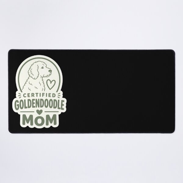 Item preview, Certified Goldendoodle Mom Minimalist Heart Design designed and sold by CalmDownZone ⭐️⭐️⭐️⭐️⭐️.