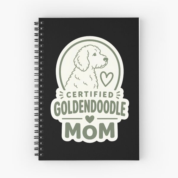 Item preview, Certified Goldendoodle Mom Minimalist Heart Design designed and sold by CalmDownZone ⭐️⭐️⭐️⭐️⭐️.