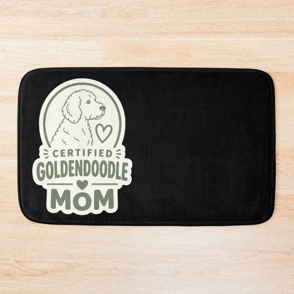 Item preview, Certified Goldendoodle Mom Minimalist Heart Design designed and sold by CalmDownZone ⭐️⭐️⭐️⭐️⭐️.