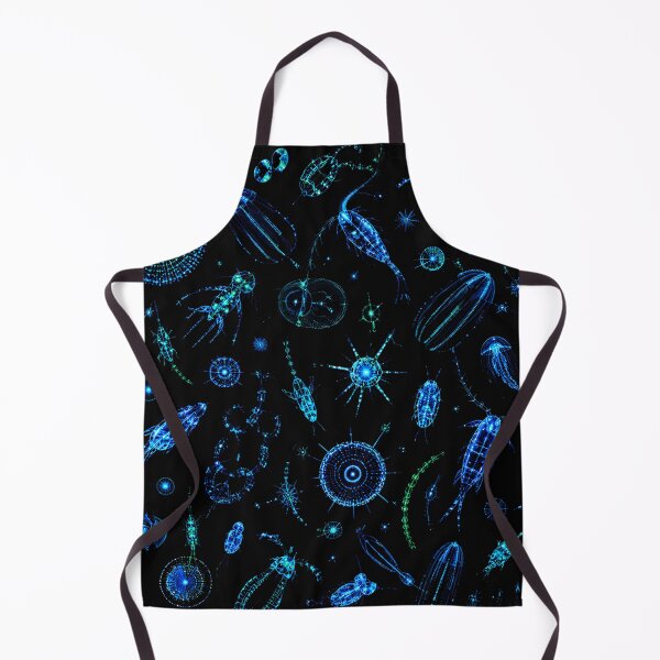 Item preview, Patrón de plancton bioluminiscente | Microbiología oceánica brillante designed and sold by Extravanganzza.