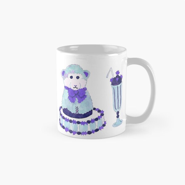 Item preview, Cute Vintage Lamb Cake and Milkshake Illustration designed and sold by warrrsx.