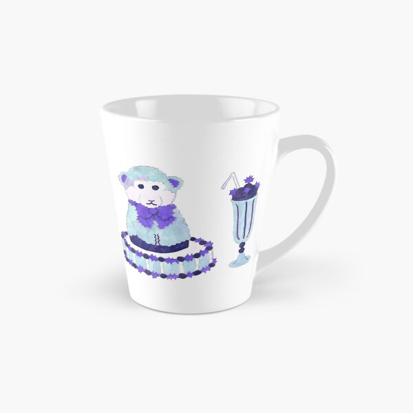 Item preview, Cute Vintage Lamb Cake and Milkshake Illustration designed and sold by warrrsx.