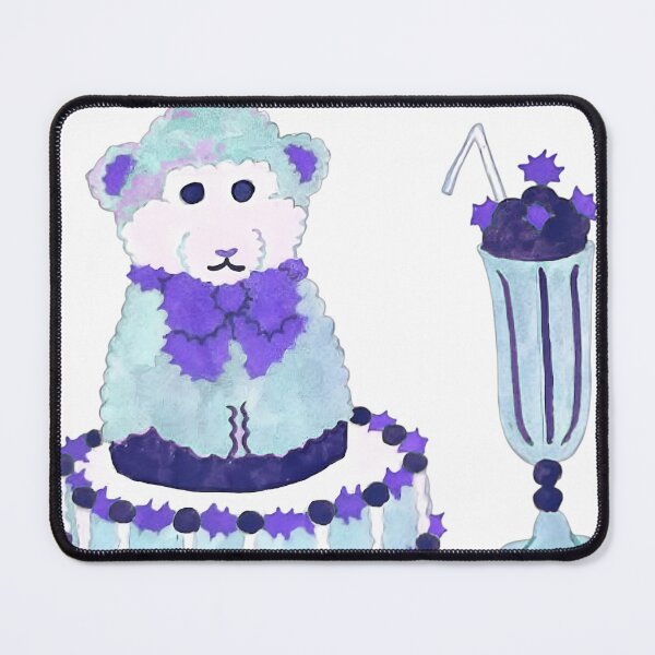 Item preview, Cute Vintage Lamb Cake and Milkshake Illustration designed and sold by warrrsx.
