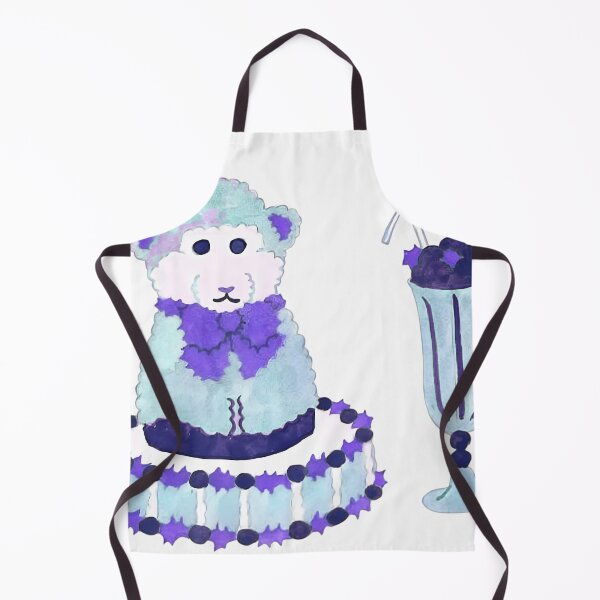 Item preview, Cute Vintage Lamb Cake and Milkshake Illustration designed and sold by warrrsx.