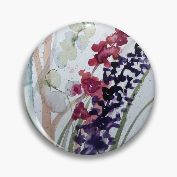 Item preview, Watercolour Loose Florals Blowing in the Wind designed and sold by LakeArtWorks.