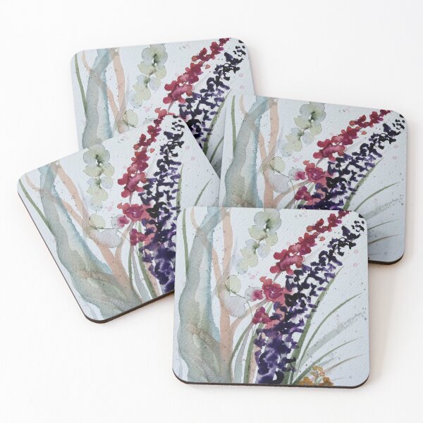 Item preview, Watercolour Loose Florals Blowing in the Wind designed and sold by LakeArtWorks.