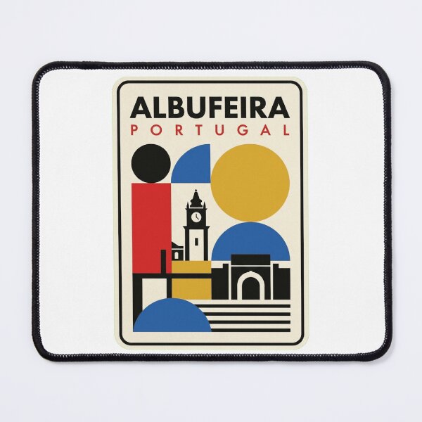 Item preview, Retro Albufeira Bauhaus Geometric Skyline designed and sold by k3rstman1.