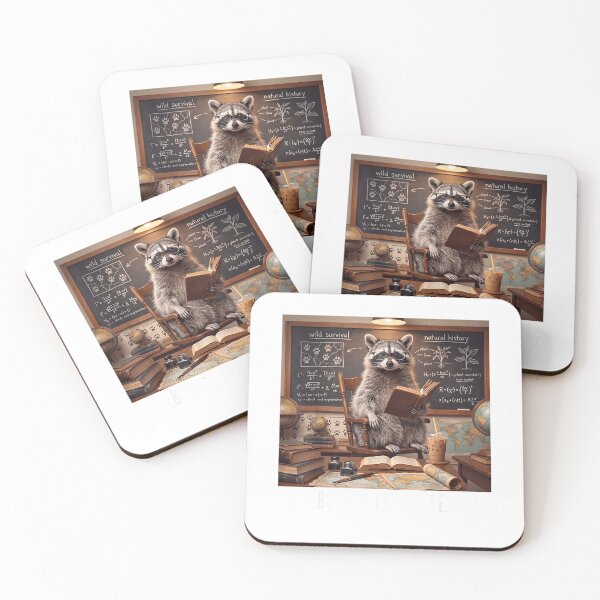 Item preview, Somebody's Feral Teacher Funny Raccoon Meme Back to School T-Shirt designed and sold by gidget-gadget.