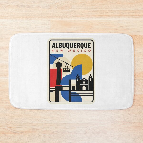 Item preview, Retro Albuquerque Bauhaus Geometric Skyline designed and sold by k3rstman1.
