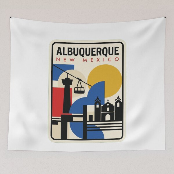 Aperçu de l'œuvre Horizon géométrique rétro Bauhaus d'Albuquerque créée et vendue par k3rstman1.