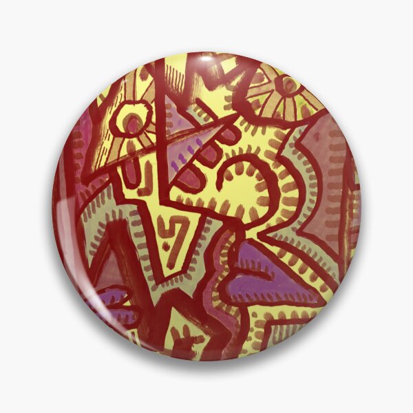 Item preview, Abstract Neo Expressionist Face Illustration designed and sold by warrrsx.