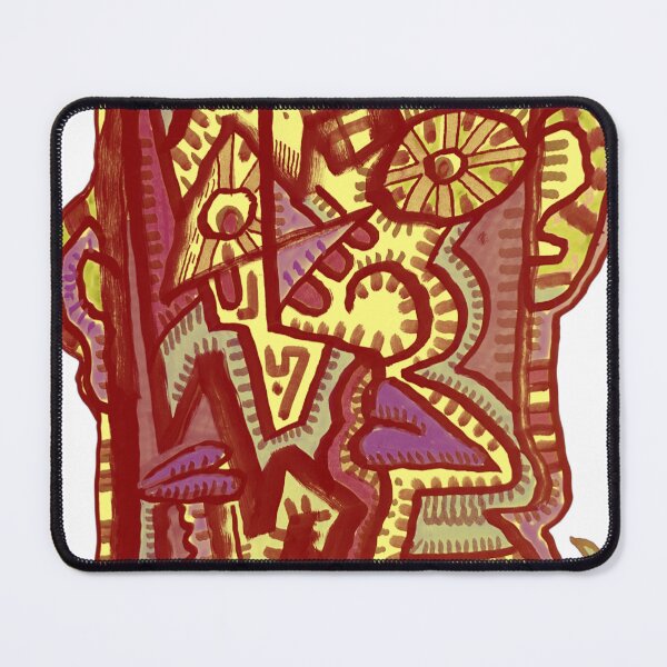 Item preview, Abstract Neo Expressionist Face Illustration designed and sold by warrrsx.