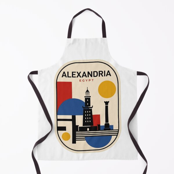 Item preview, Retro Alexandria Bauhaus Geometric Skyline designed and sold by k3rstman1.