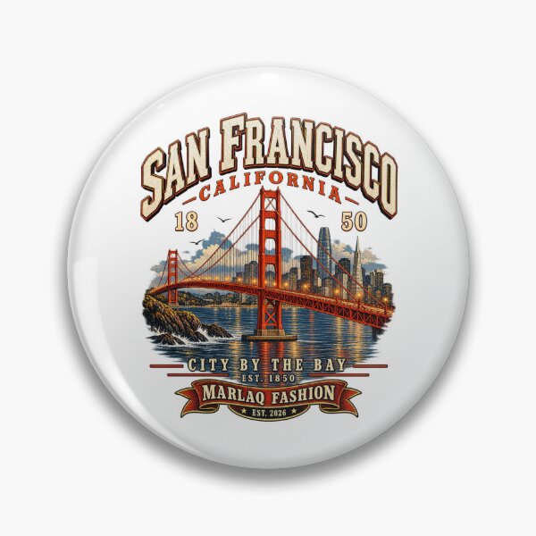 Item preview, Iconic San Francisco Golden Gate Bridge City by marlaq fashion  designed and sold by Marlaq fashion .