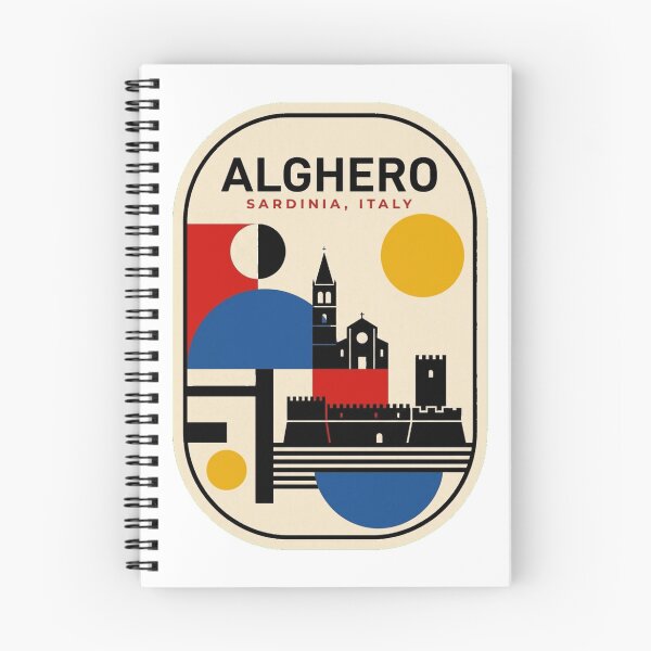 Item preview, Retro Alghero Bauhaus Geometric Skyline designed and sold by k3rstman1.