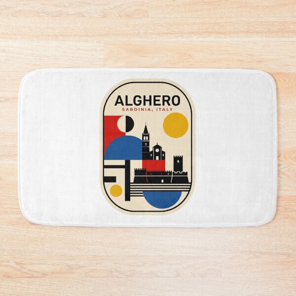 Item preview, Retro Alghero Bauhaus Geometric Skyline designed and sold by k3rstman1.