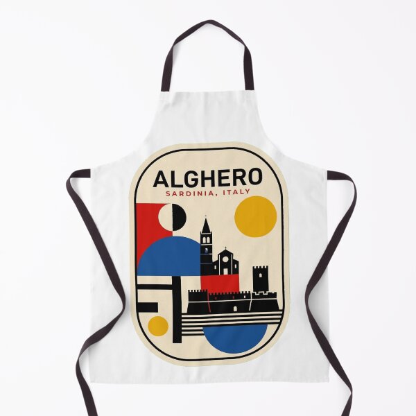 Item preview, Retro Alghero Bauhaus Geometric Skyline designed and sold by k3rstman1.
