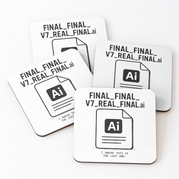 Item preview, Final Real Final File Name Graphic Designer Humor designed and sold by MotionBanana Art.