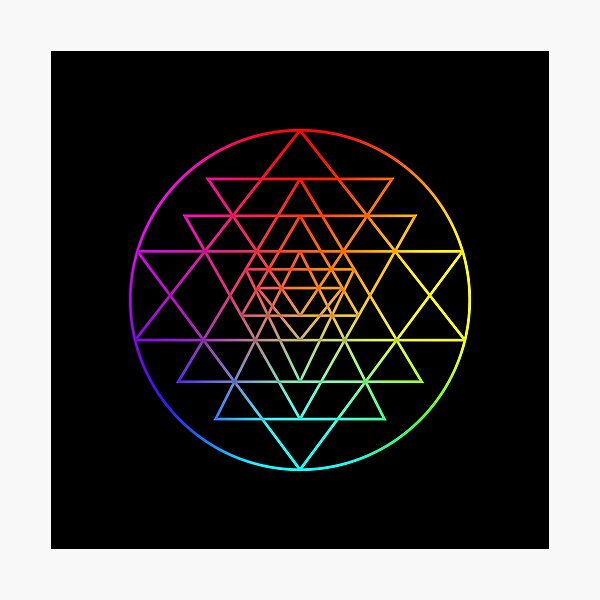 Item preview, Sri Yantra triangles designed and sold by elfina.