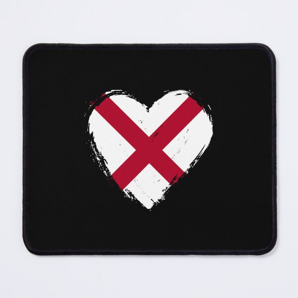 Item preview, Distressed Alabama Flag Heart AL designed and sold by shitpostee.