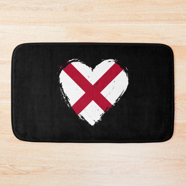 Item preview, Distressed Alabama Flag Heart AL designed and sold by shitpostee.