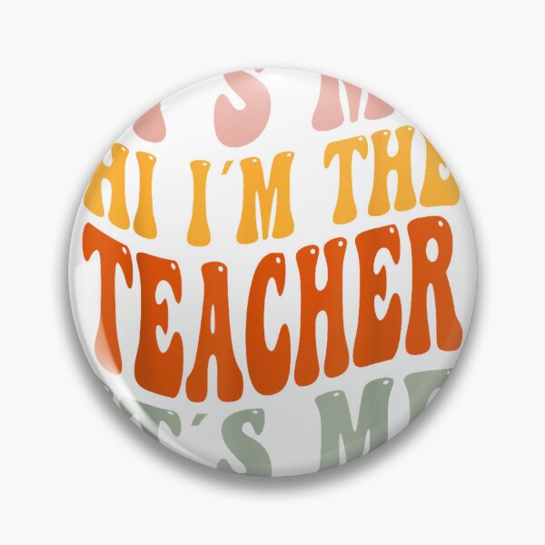 Item preview, It's Me Hi I'm The Teacher It's Me Funny Quote Teacher T-Shirt for Men Women designed and sold by BlaqboyDesigns.